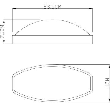 Deko-Light 731092 - LED-ulkoseinävalaisin ERIDANI LED/13W/230V IP44 antrasiitti