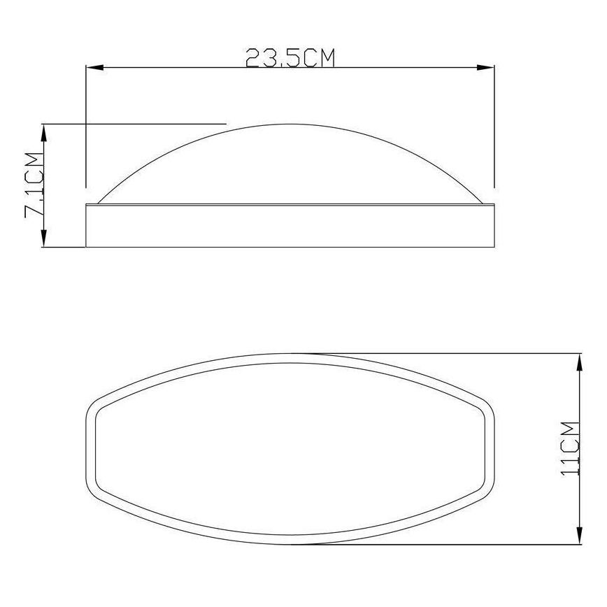 Deko-Light 731092 - LED-ulkoseinävalaisin ERIDANI LED/13W/230V IP44 antrasiitti