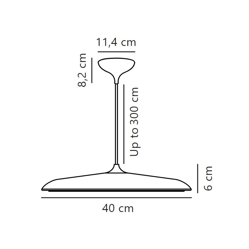 DFTP by Nordlux - Himmennettävä LED-kattokruunu johdossa ARTIST LED/24W/230V halkaisija 40 cm kupari