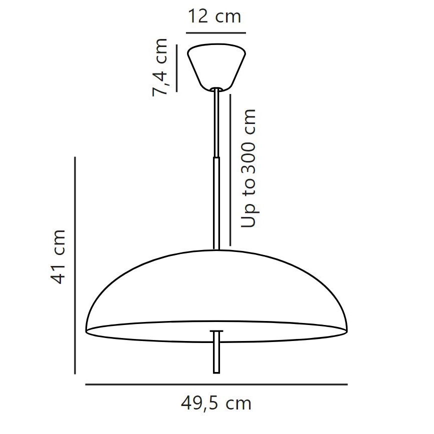 DFTP by Nordlux - Kattokruunu johdossa VERSALE 2xE27/15W/230V ruskea