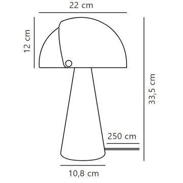 DFTP by Nordlux - Pöytävalaisin ALIGN 1xE27/25W/230V beige