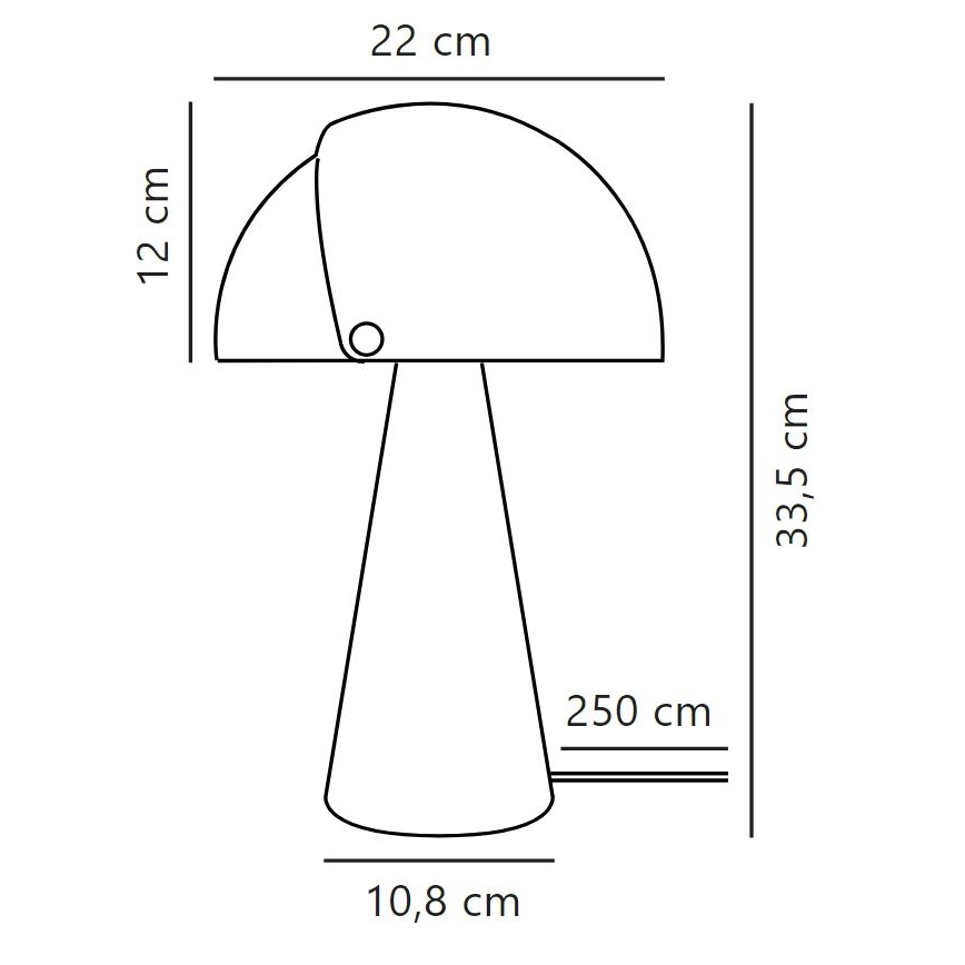 DFTP by Nordlux - Pöytävalaisin ALIGN 1xE27/25W/230V beige