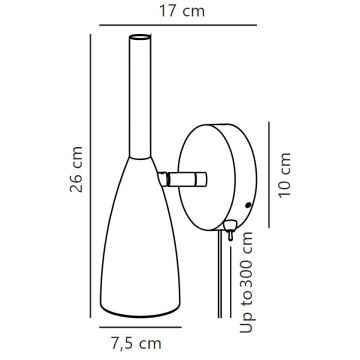 DFTP by Nordlux - Seinäkohdevalo PURE 1xGU10/8W/230V harmaa