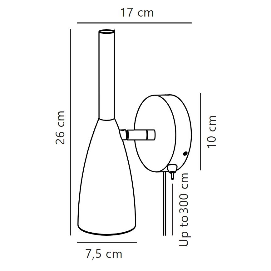 DFTP by Nordlux - Seinäkohdevalo PURE 1xGU10/8W/230V harmaa