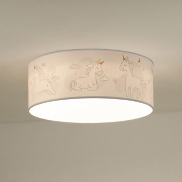 Duolla - Lasten LED-kattovalaisin CORTINA LED/26W/230V halkaisija 40 cm 4000K