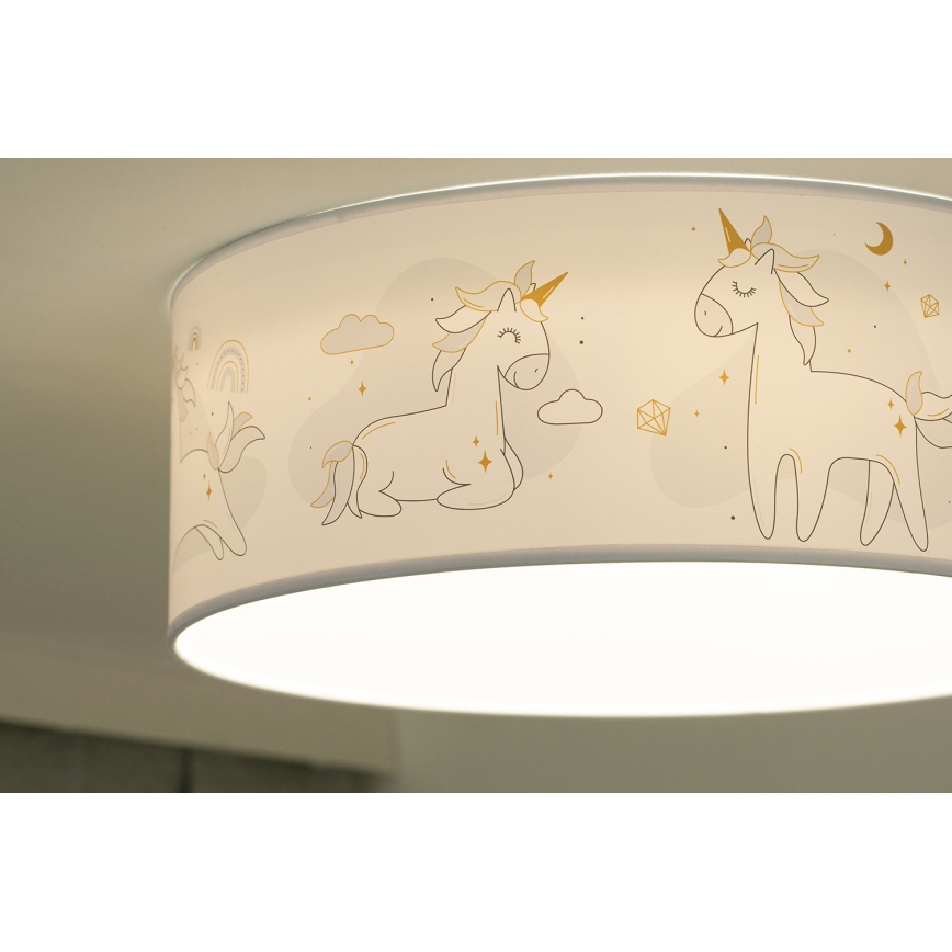 Duolla - Lasten LED-kattovalaisin CORTINA LED/26W/230V halkaisija 40 cm 4000K