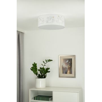 Duolla - Lasten LED-kattovalaisin CORTINA LED/26W/230V halkaisija 40 cm 4000K