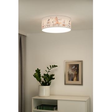 Duolla - Lasten LED-kattovalaisin CORTINA LED/26W/230V halkaisija 40 cm 4000K