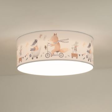 Duolla - Lasten LED-kattovalaisin CORTINA LED/26W/230V halkaisija 40 cm 4000K