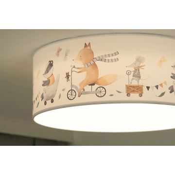 Duolla - Lasten LED-kattovalaisin CORTINA LED/26W/230V halkaisija 40 cm 4000K