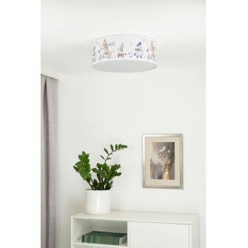 Duolla - Lasten LED-kattovalaisin CORTINA LED/26W/230V halkaisija 40 cm 4000K