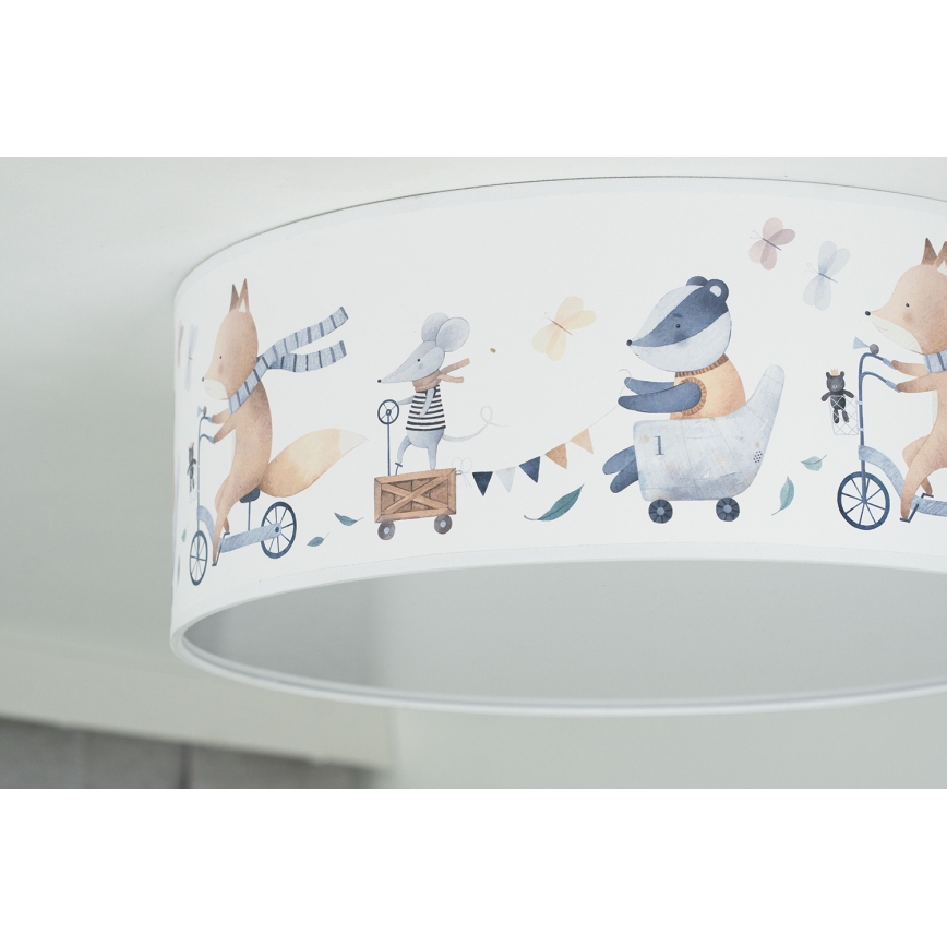 Duolla - Lasten LED-kattovalaisin CORTINA LED/26W/230V halkaisija 40 cm 4000K