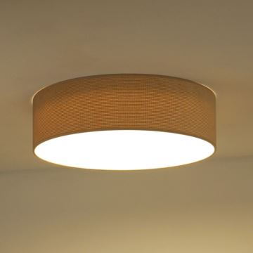 Duolla - LED-kattovalaisin CORTINA LED/26W/230V halkaisija 30 cm 4000K beige