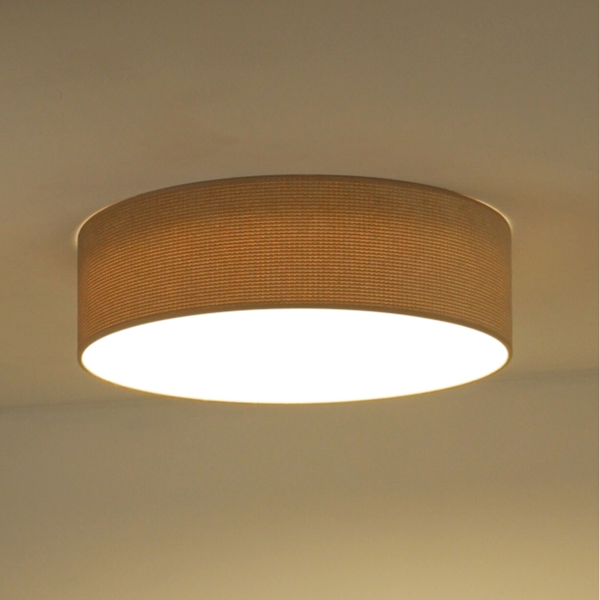 Duolla - LED-kattovalaisin CORTINA LED/26W/230V halkaisija 30 cm 4000K beige