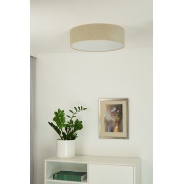 Duolla - LED-kattovalaisin CORTINA LED/26W/230V halkaisija 30 cm 4000K beige