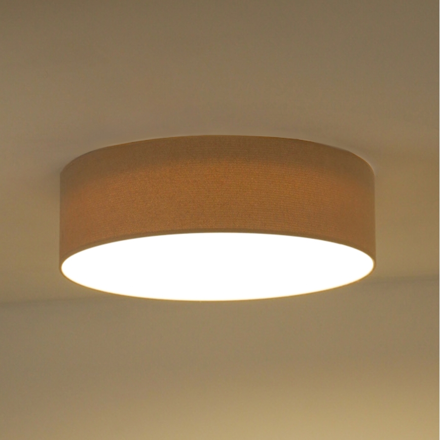 Duolla - LED-kattovalaisin CORTINA LED/26W/230V halkaisija 30 cm 4000K beige