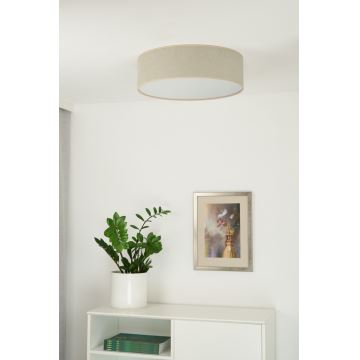 Duolla - LED-kattovalaisin CORTINA LED/26W/230V halkaisija 30 cm 4000K beige