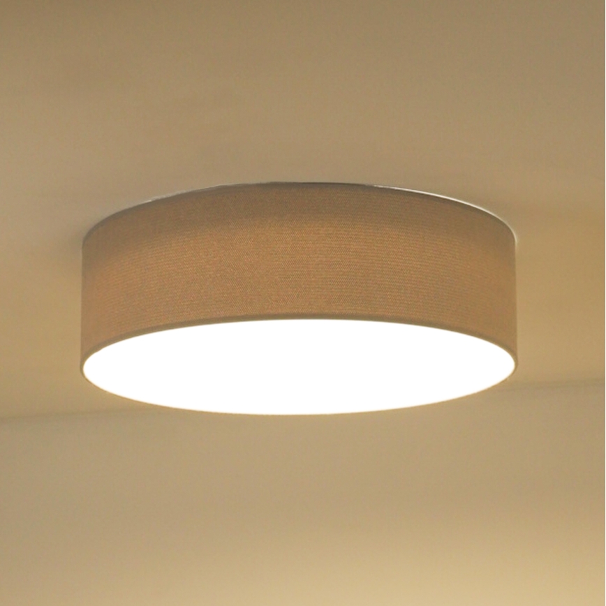 Duolla - LED-kattovalaisin CORTINA LED/26W/230V halkaisija 30 cm 4000K harmaa