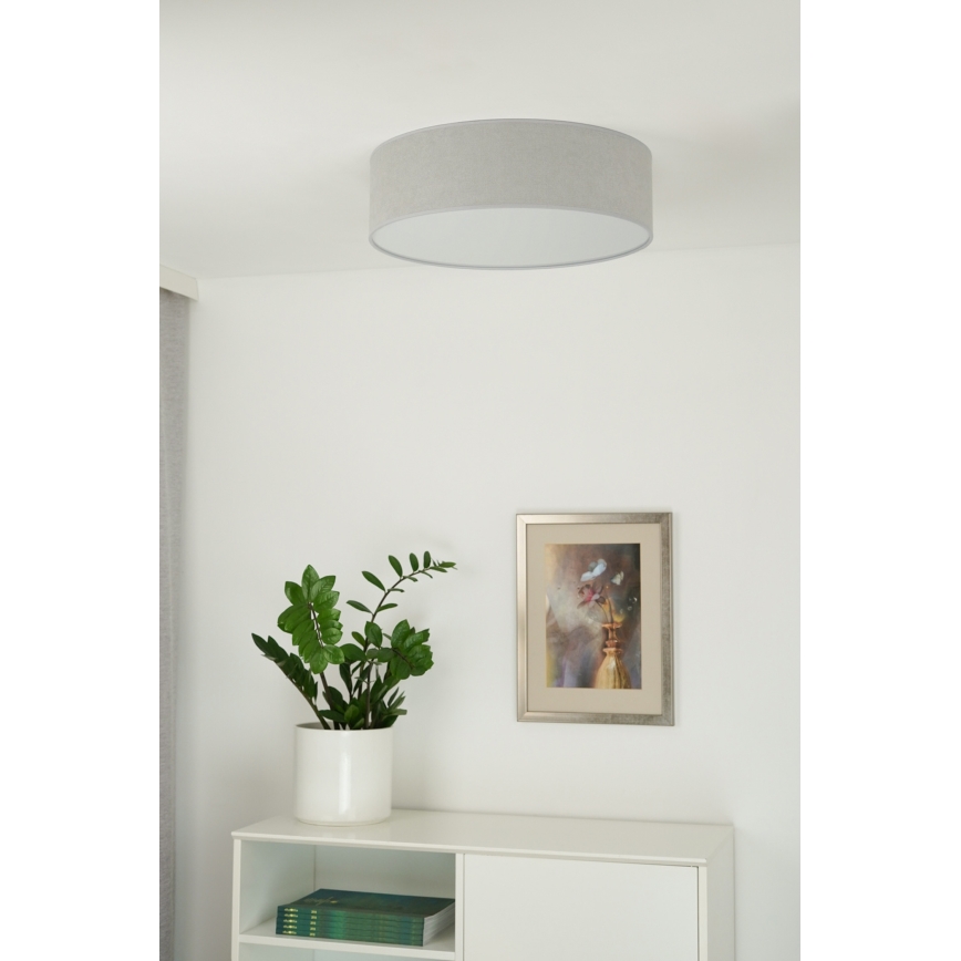 Duolla - LED-kattovalaisin CORTINA LED/26W/230V halkaisija 30 cm 4000K harmaa