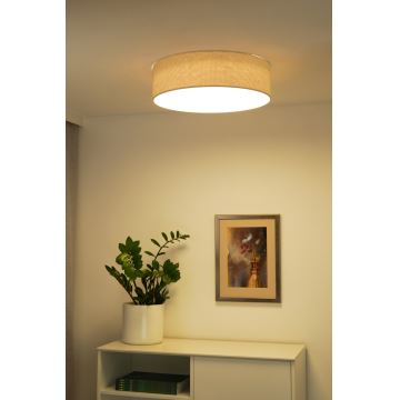 Duolla - LED-kattovalaisin CORTINA LED/26W/230V halkaisija 30 cm 4000K kerma