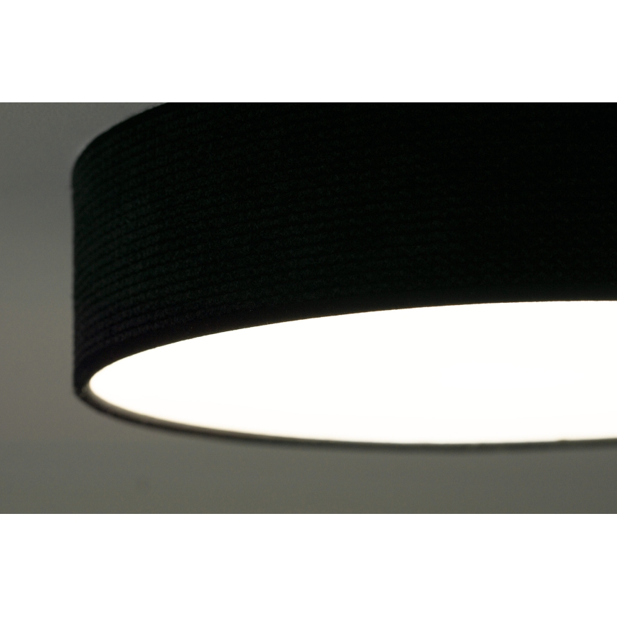 Duolla - LED-kattovalaisin CORTINA LED/26W/230V halkaisija 30 cm 4000K musta