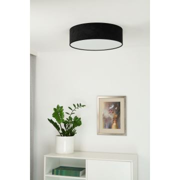 Duolla - LED-kattovalaisin CORTINA LED/26W/230V halkaisija 30 cm 4000K musta