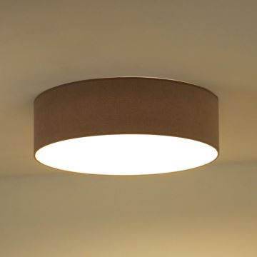 Duolla - LED-kattovalaisin CORTINA LED/26W/230V halkaisija 30 cm 4000K ruskea