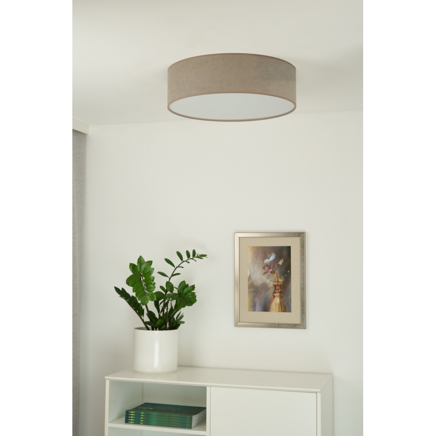 Duolla - LED-kattovalaisin CORTINA LED/26W/230V halkaisija 30 cm 4000K ruskea