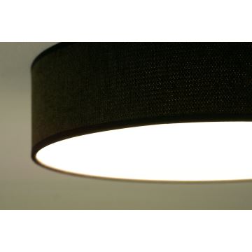 Duolla - LED-kattovalaisin CORTINA LED/26W/230V halkaisija 30 cm 4000K ruskea