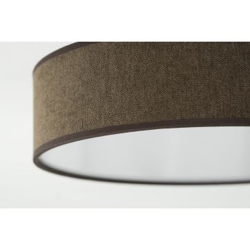 Duolla - LED-kattovalaisin CORTINA LED/26W/230V halkaisija 30 cm 4000K ruskea