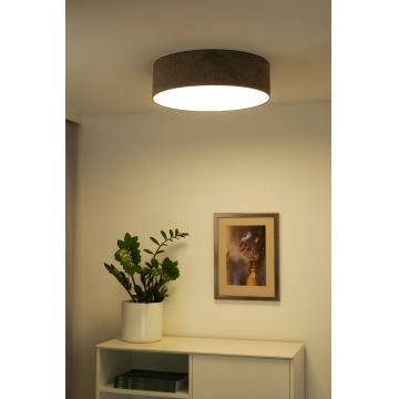 Duolla - LED-kattovalaisin CORTINA LED/26W/230V halkaisija 30 cm 4000K ruskea