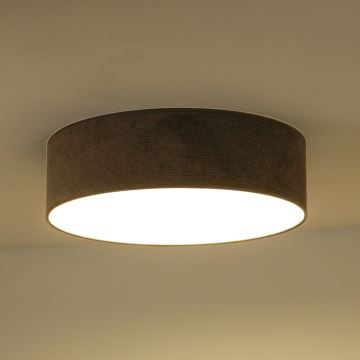 Duolla - LED-kattovalaisin CORTINA LED/26W/230V halkaisija 30 cm 4000K ruskea