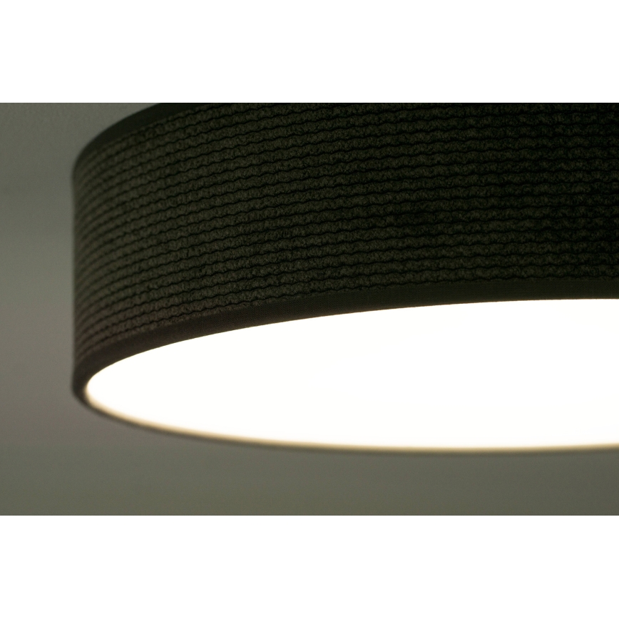 Duolla - LED-kattovalaisin CORTINA LED/26W/230V halkaisija 30 cm 4000K ruskea