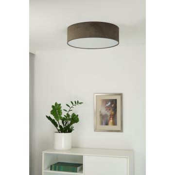 Duolla - LED-kattovalaisin CORTINA LED/26W/230V halkaisija 30 cm 4000K ruskea