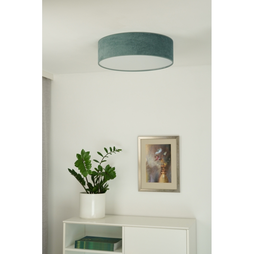 Duolla - LED-kattovalaisin CORTINA LED/26W/230V halkaisija 30 cm 4000K turkoosi