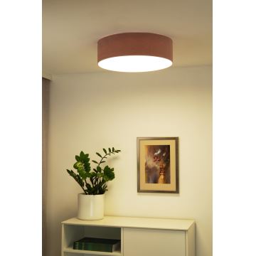 Duolla - LED-kattovalaisin CORTINA LED/26W/230V halkaisija 30 cm 4000K vaaleanpunainen