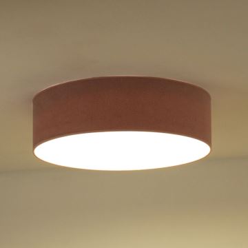 Duolla - LED-kattovalaisin CORTINA LED/26W/230V halkaisija 30 cm 4000K vaaleanpunainen