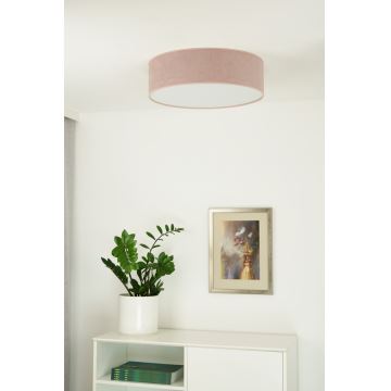 Duolla - LED-kattovalaisin CORTINA LED/26W/230V halkaisija 30 cm 4000K vaaleanpunainen