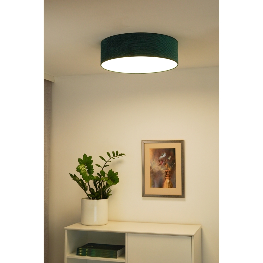 Duolla - LED-kattovalaisin CORTINA LED/26W/230V halkaisija 30 cm 4000K vihreä