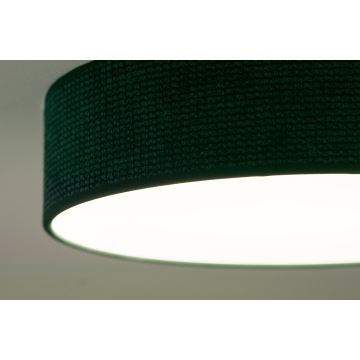 Duolla - LED-kattovalaisin CORTINA LED/26W/230V halkaisija 30 cm 4000K vihreä