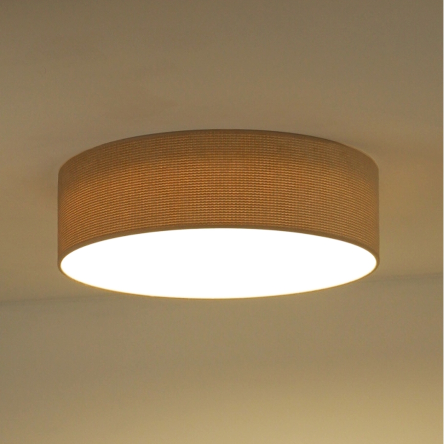 Duolla - LED-kattovalaisin CORTINA LED/26W/230V halkaisija 45 cm 4000K beige