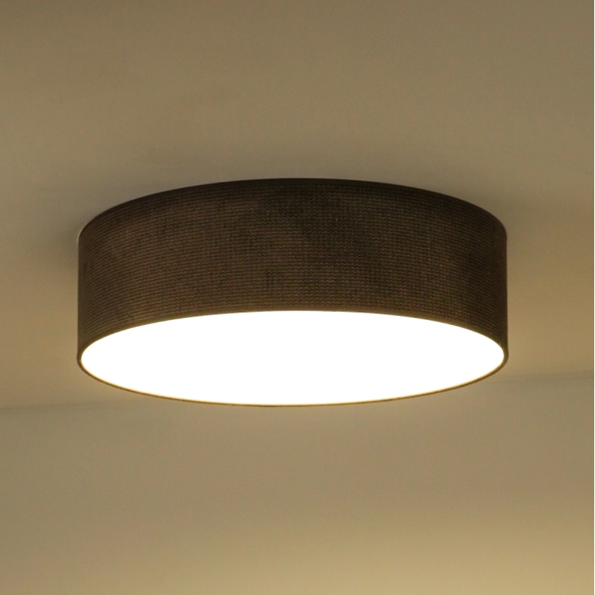 Duolla - LED-kattovalaisin CORTINA LED/26W/230V halkaisija 45 cm 4000K ruskea