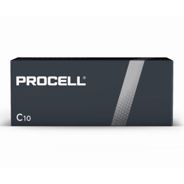 Duracell - 10 kpl Alkaliparisto Procell Industrial LR14/C 1,5V 9038 mAh