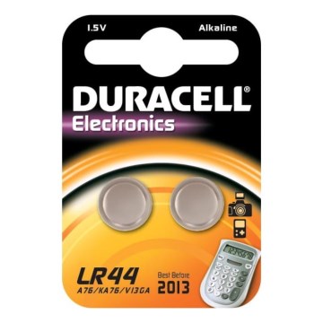 Duracell - 2 kpl Alkaliparisto LR44/A76 1,5V 150 mAh