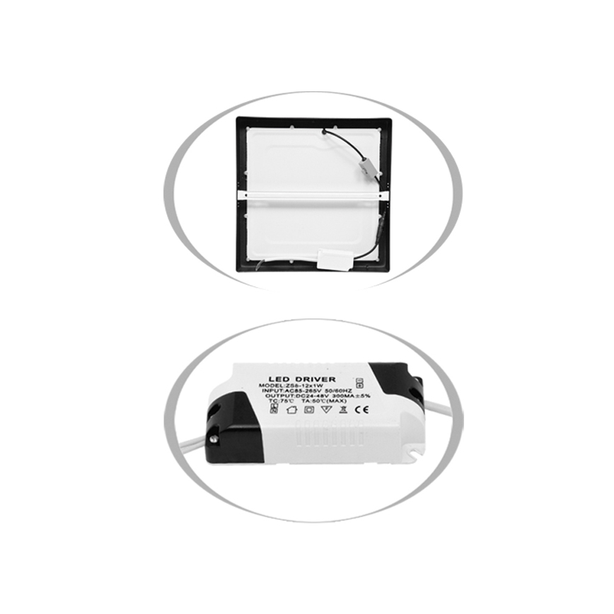 LED-kattovalaisin kylpyhuoneeseen RAFA LED/12W/230V 3000/4000/6000K 17x17 cm IP44 valkoinen