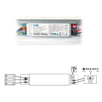 LED Loisteputki VELO LED/36/48/60W/230V 3000/4000/6000K 150 cm valkoinen