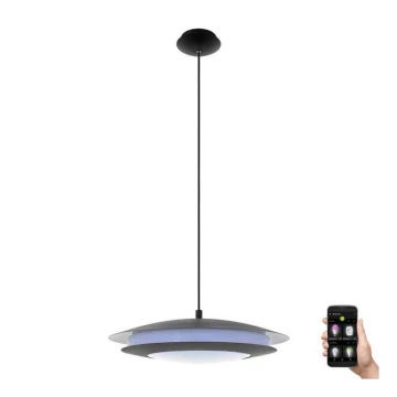 Eglo 33226 - LED RGBW Himmennettävä kattokruunu johdossa MONEVA-C LED/27W/230V