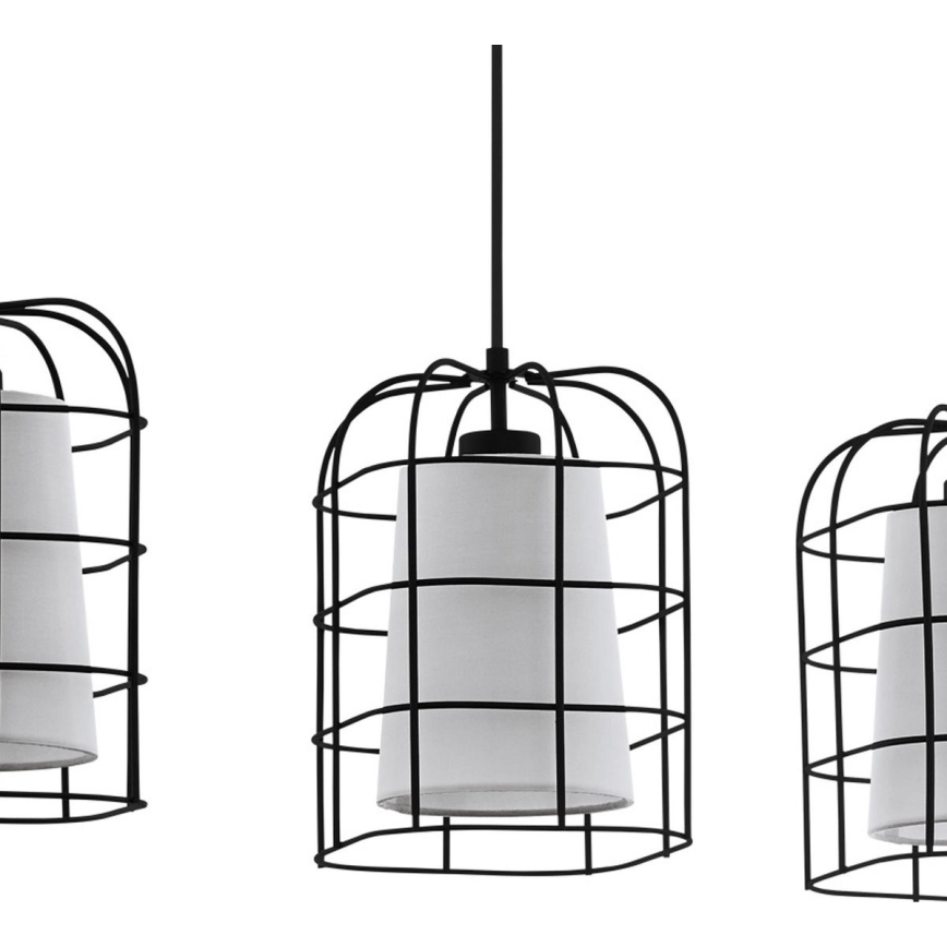 Eglo 43355 - Kattokruunu narulla BITTAMS 3xE27/28W/230V