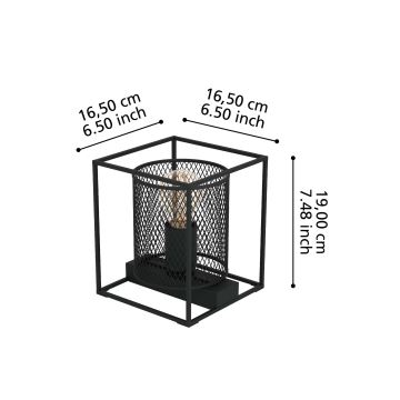 Eglo - Pöytävalaisin 1xE27/40W/230V