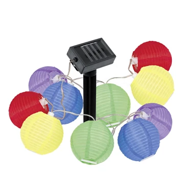 EGLO 47339 - Aurinkokennovalaisin pallot 10xLED / 0,075W